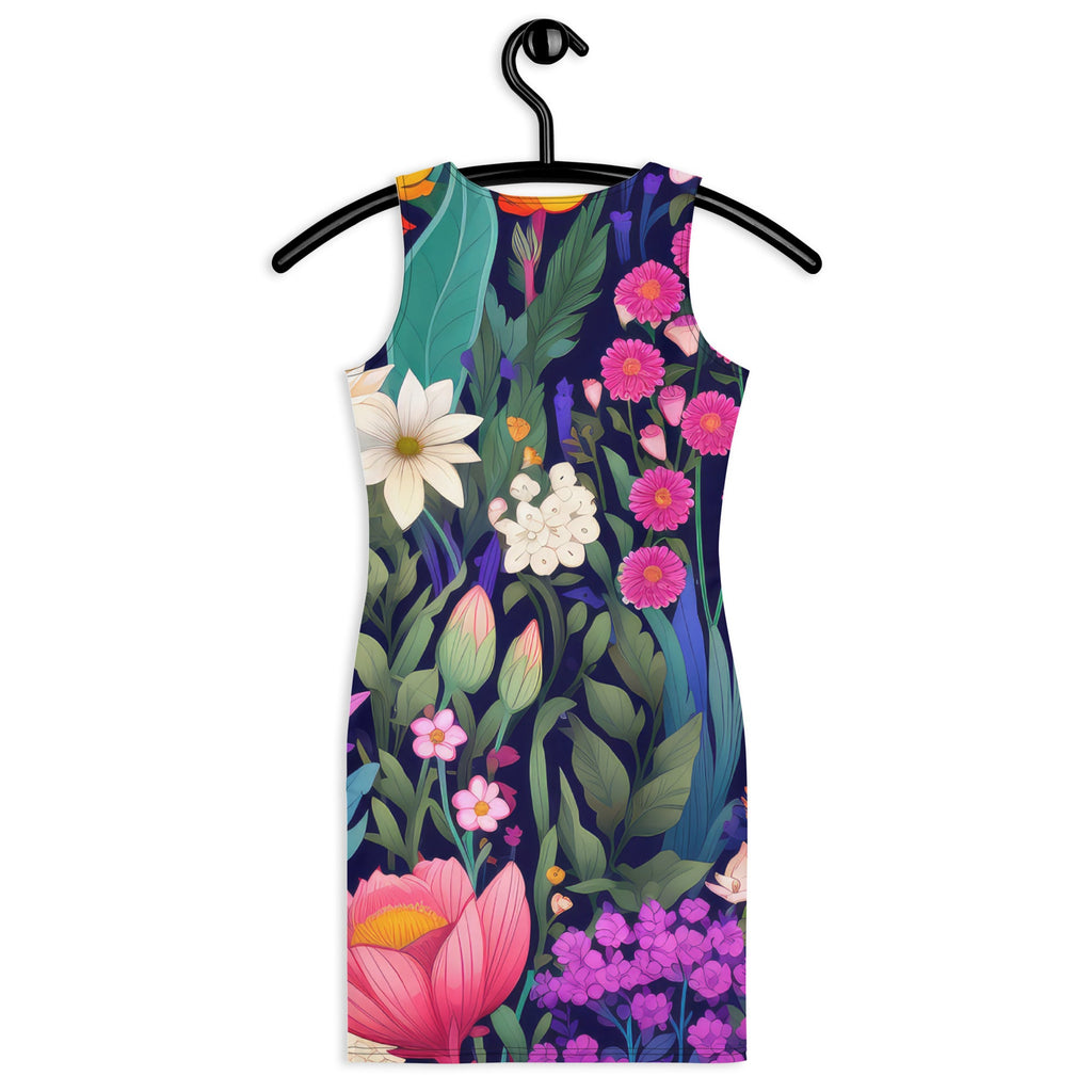 Floral Lover's Springtime Party Dress