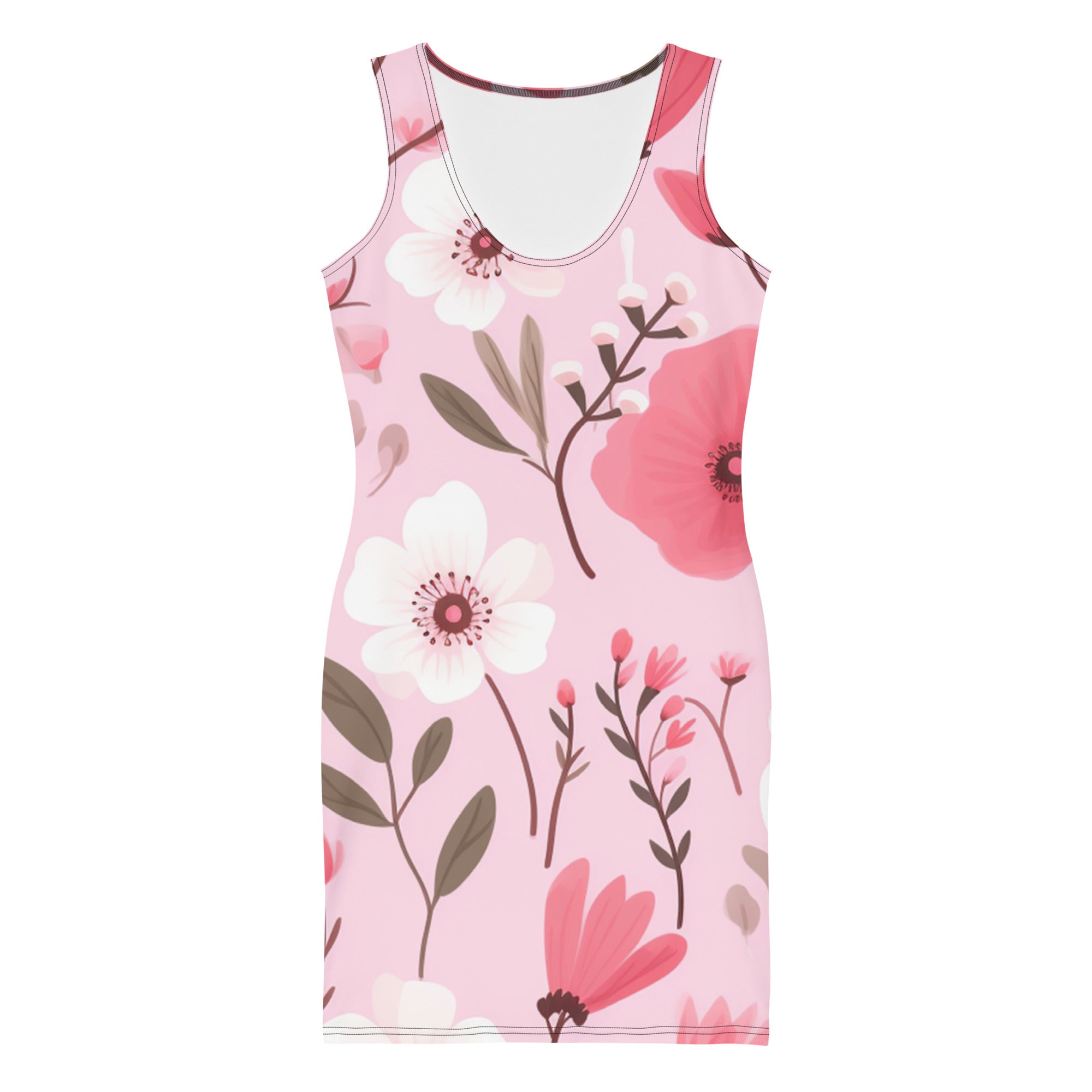 Floral Lover's Springtime Party Dress