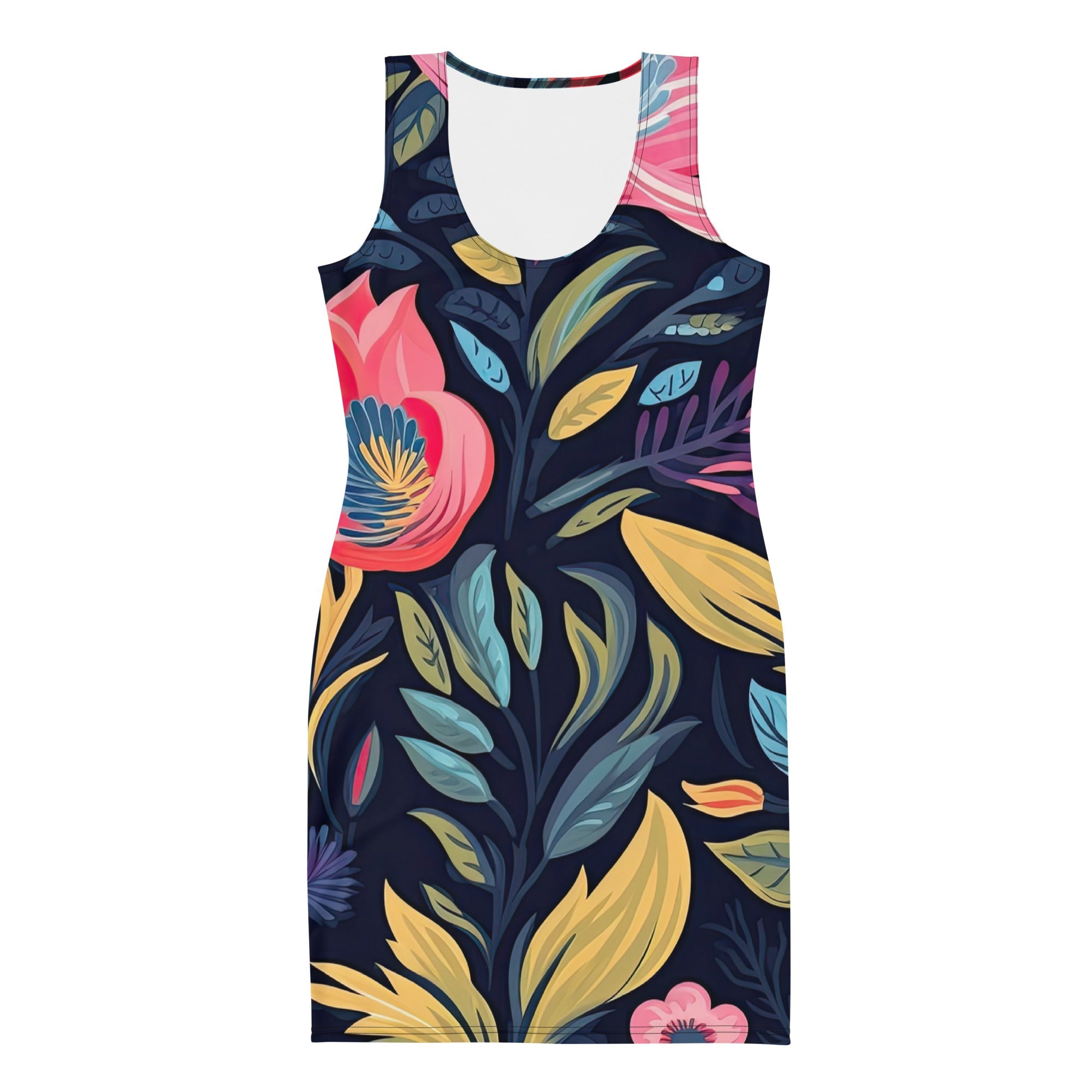 Floral Lover's Springtime Party Dress