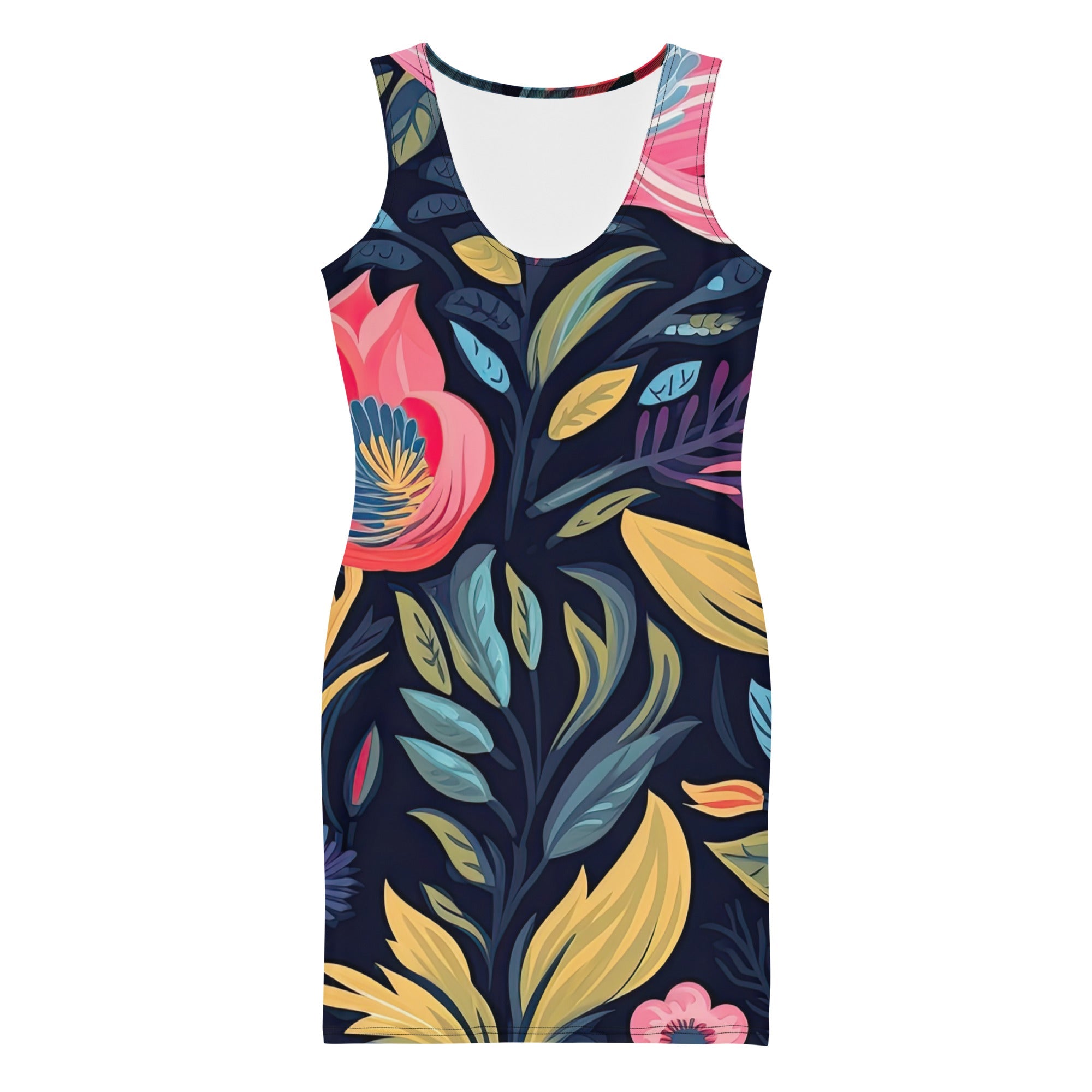 Floral Lover's Springtime Party Dress