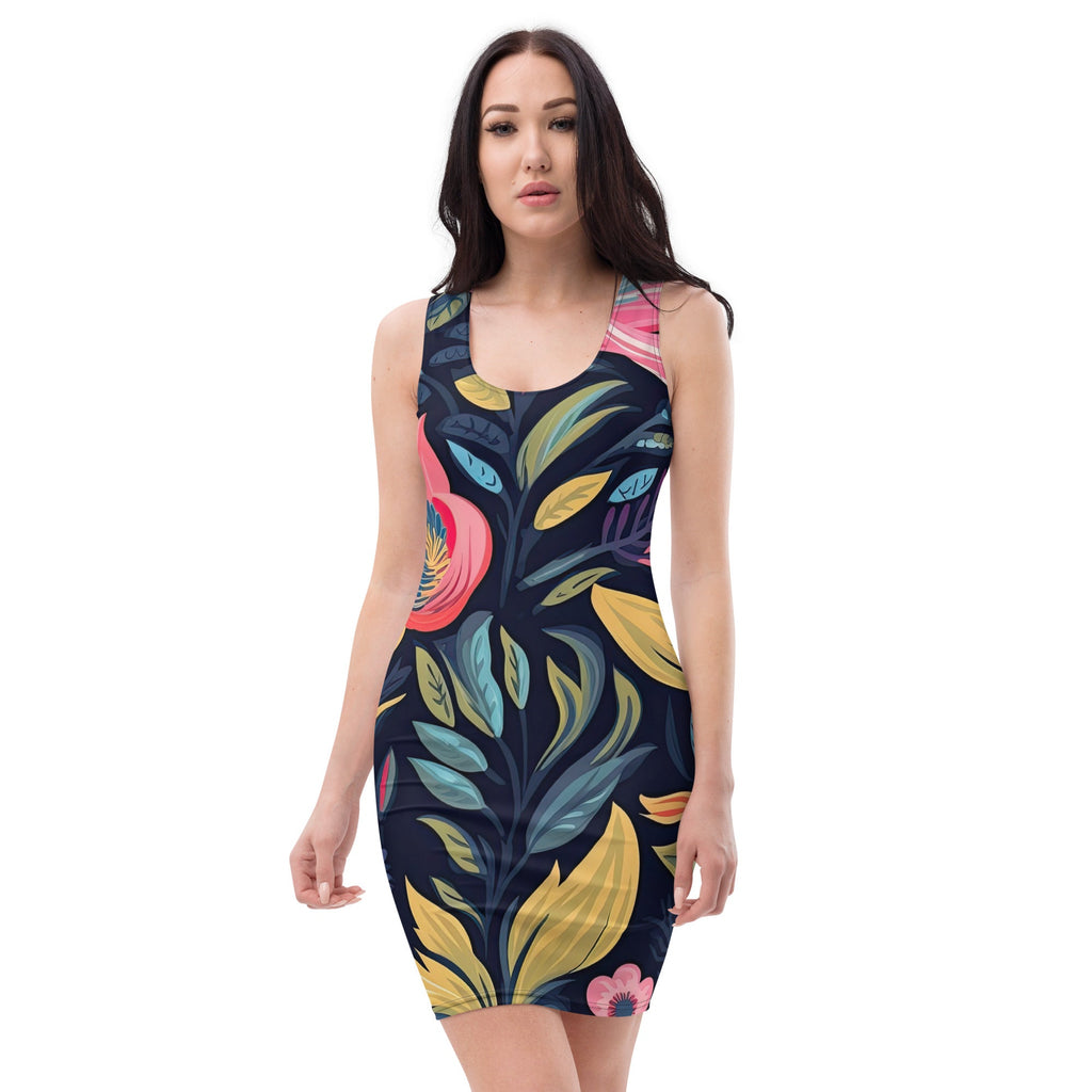 Floral Lover's Springtime Party Dress