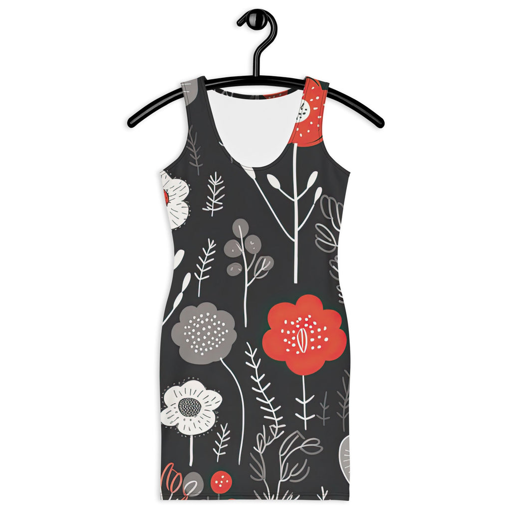 Floral Lover's Springtime Party Dress