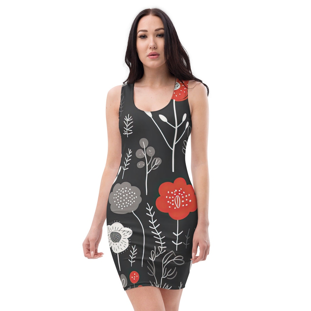 Floral Lover's Springtime Party Dress