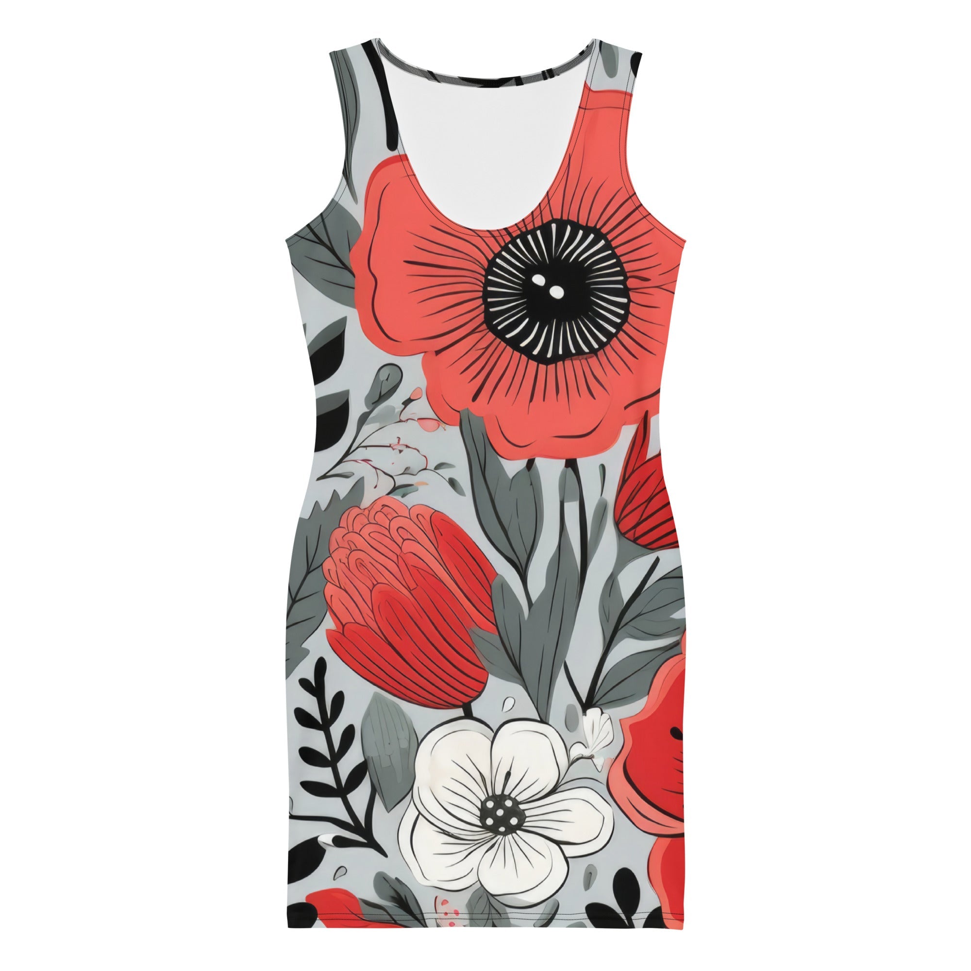 Floral Lover's Springtime Party Dress