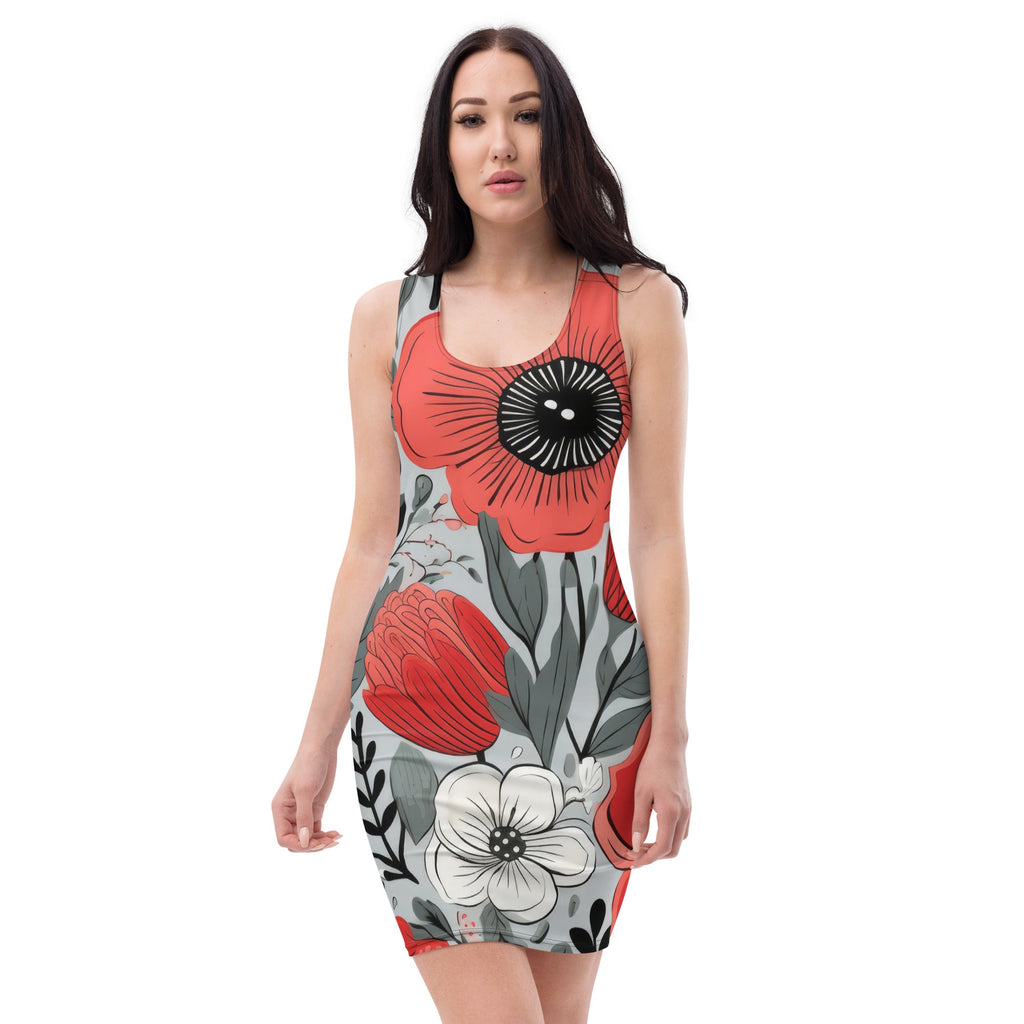 Floral Lover's Springtime Party Dress