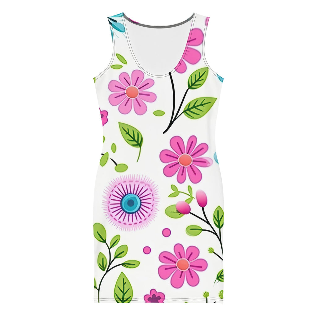 Floral Lover's Springtime Party Dress