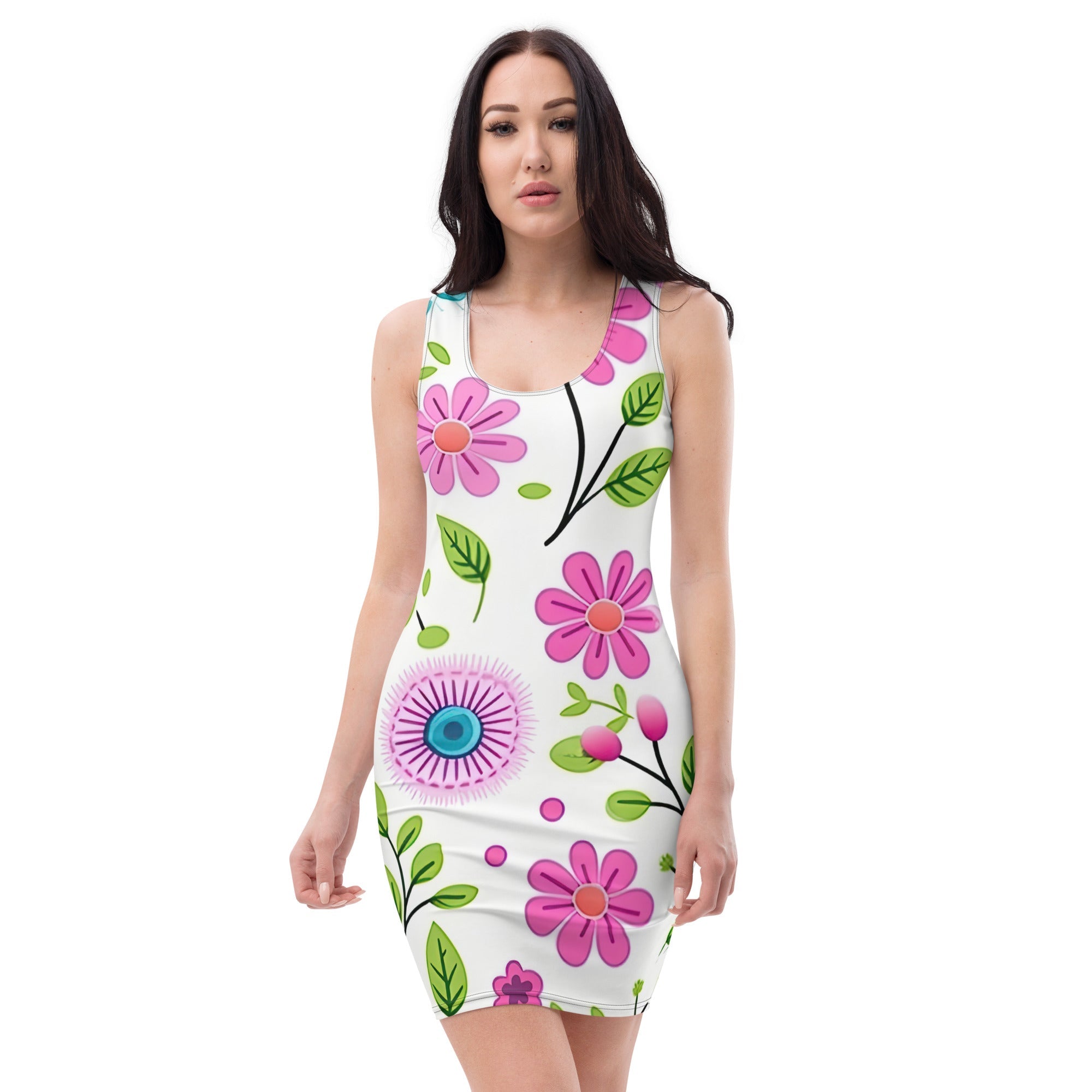 Floral Lover's Springtime Party Dress
