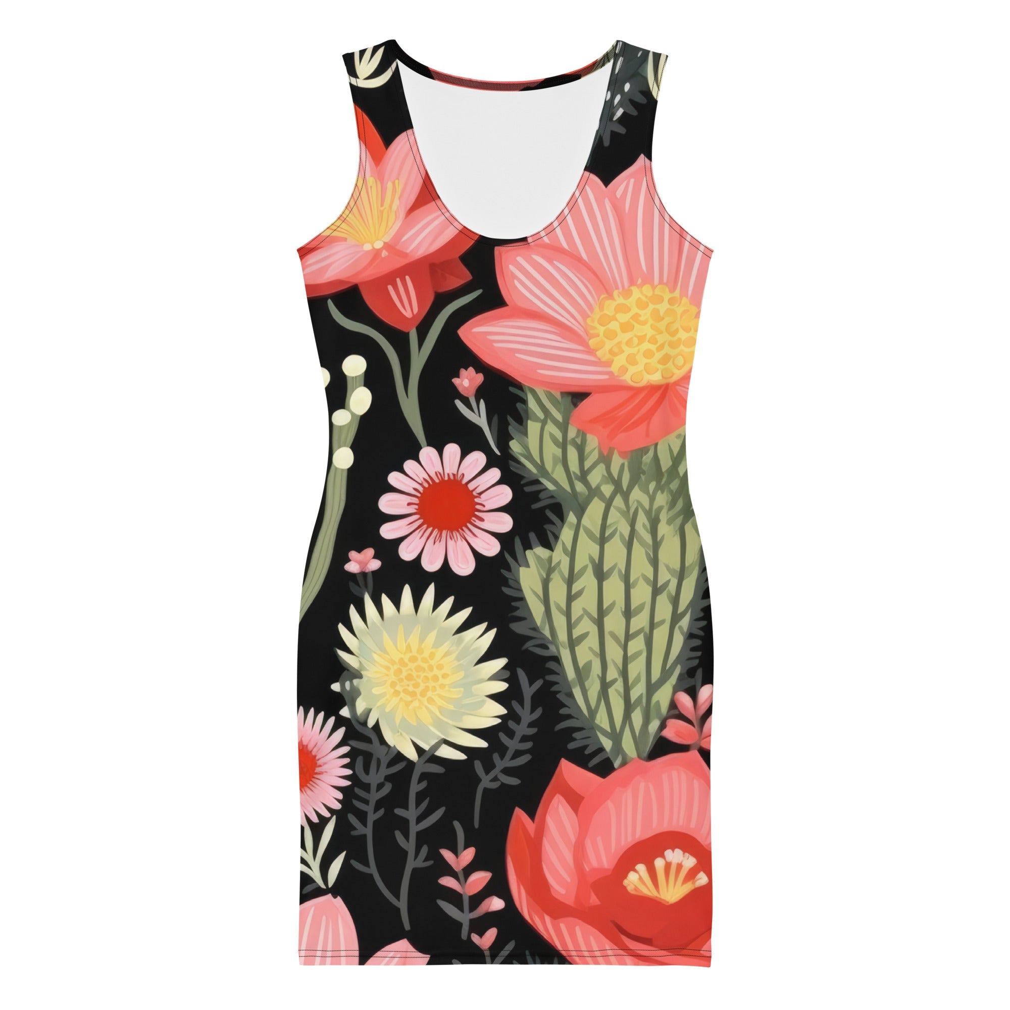 Floral Lover's Springtime Party Dress