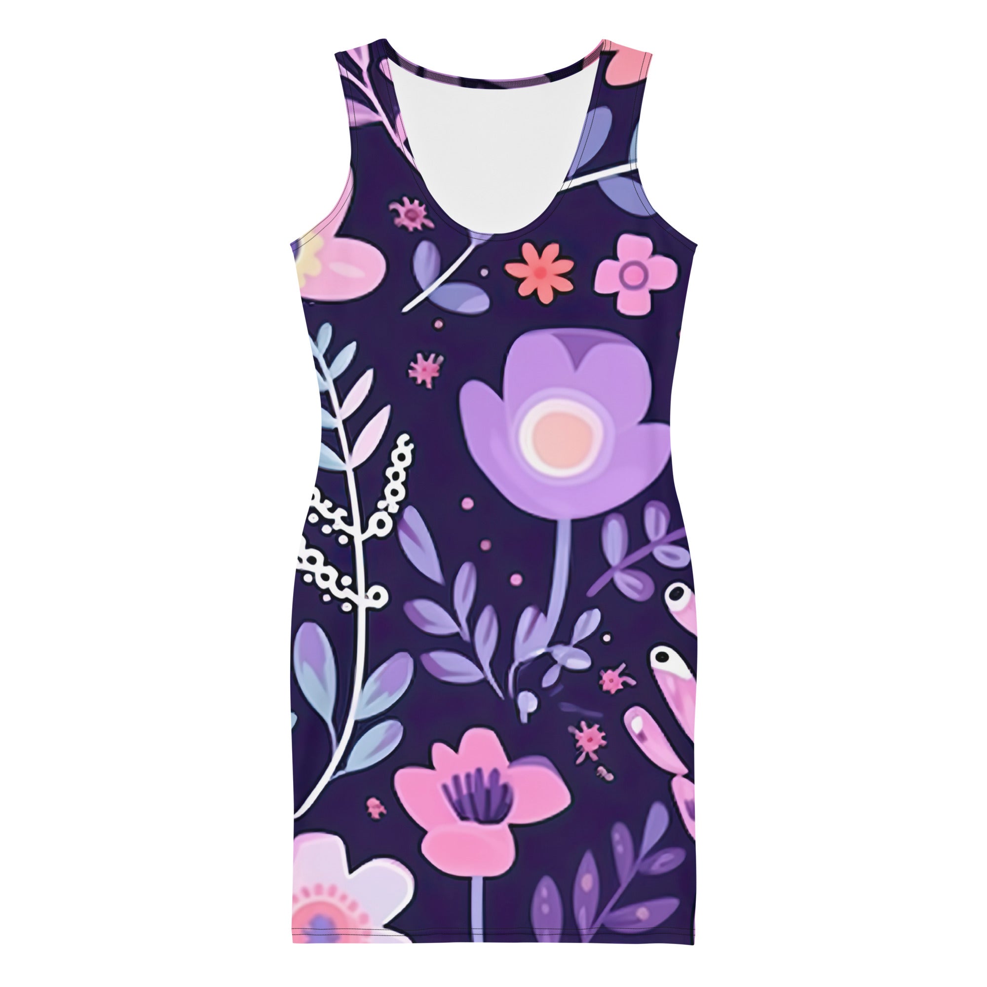Floral Lover's Springtime Party Dress