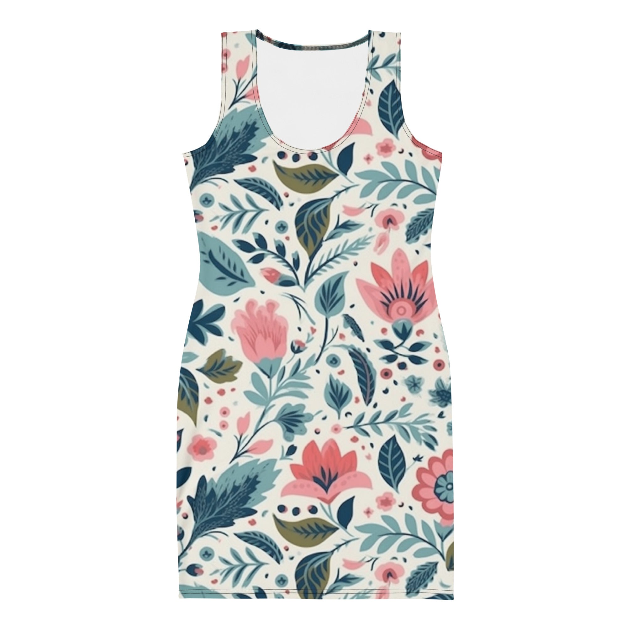 Floral Lover's Springtime Party Dress