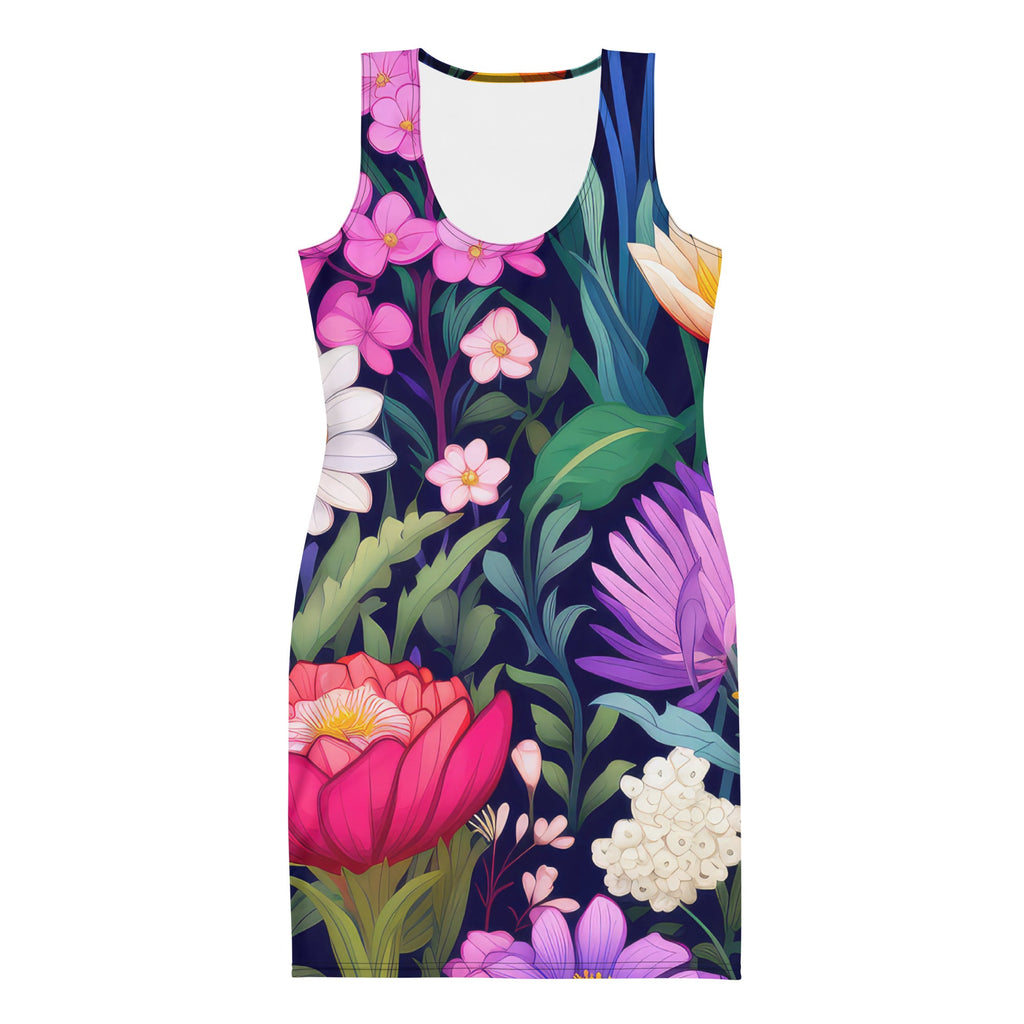 Floral Lover's Springtime Party Dress