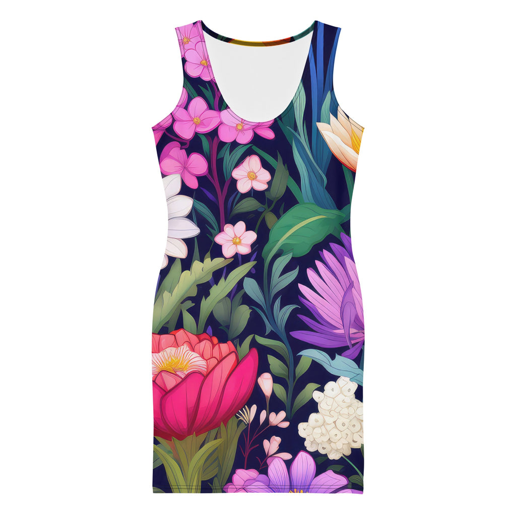 Floral Lover's Springtime Party Dress