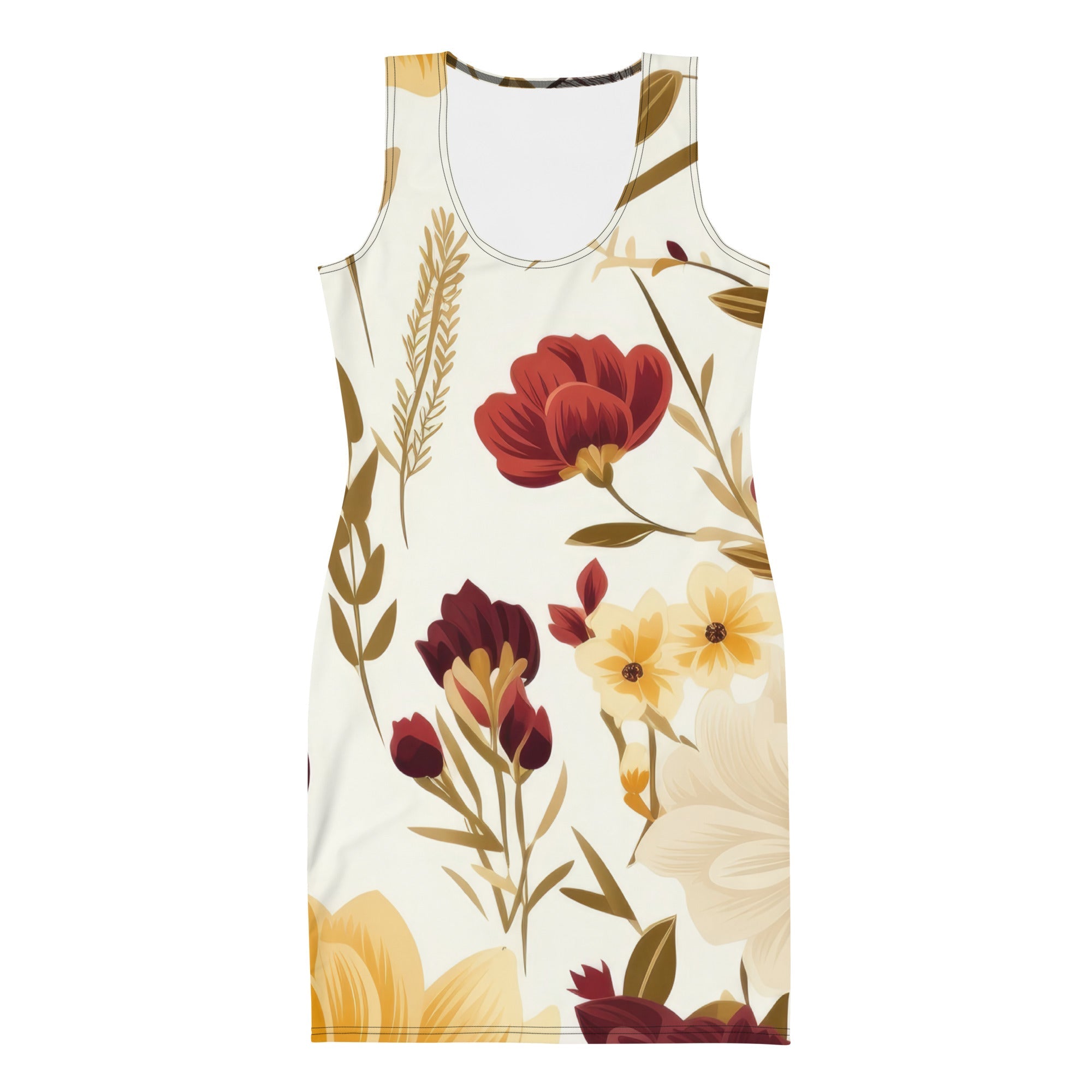 Floral Lover's Springtime Party Dress