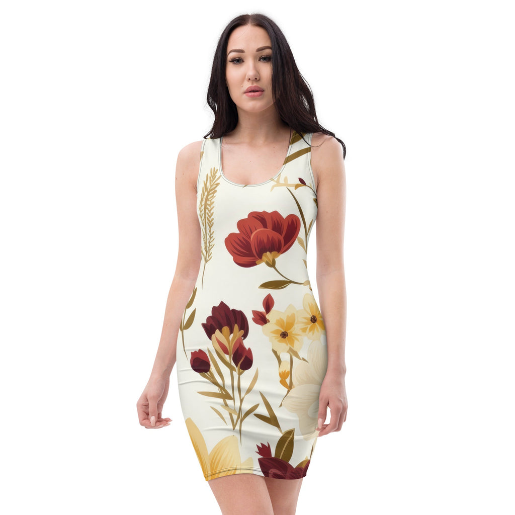 Floral Lover's Springtime Party Dress