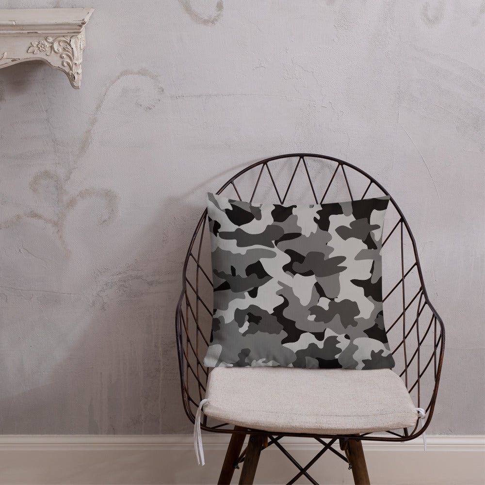 Army Enthusiast Camouflage Premium Throw Pillow