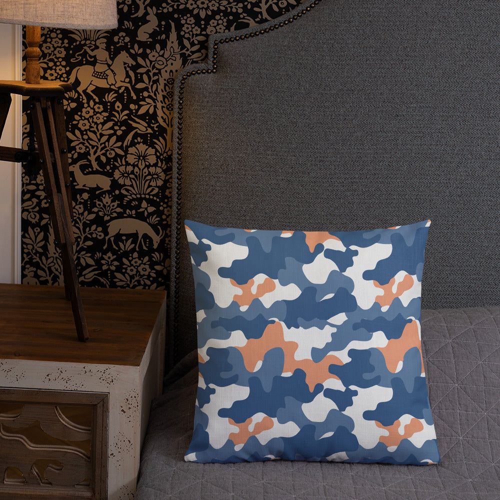 Army Enthusiast Camouflage Premium Throw Pillow