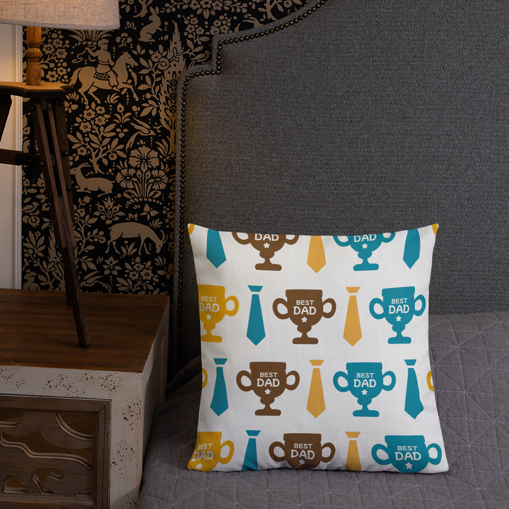 Cool Dad's Fashionably Decorative Throw Pillow