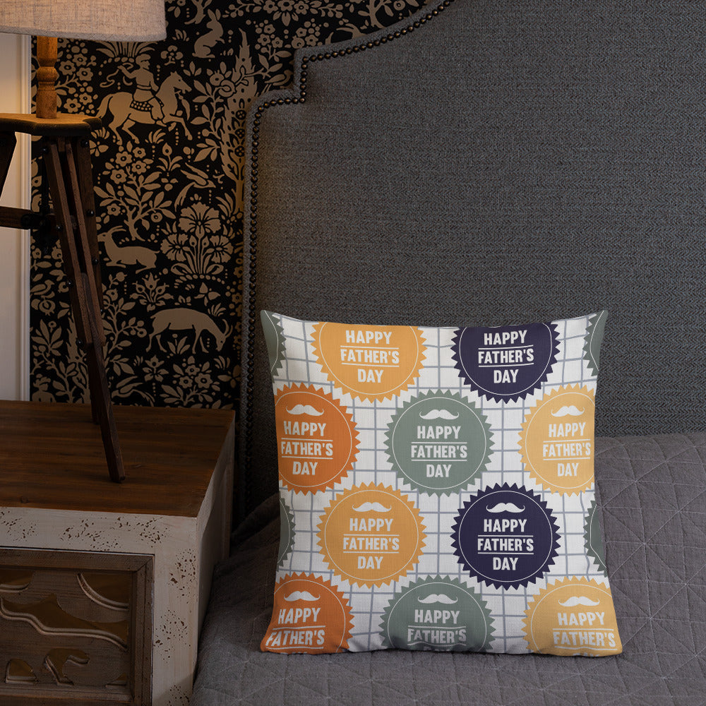 Cool Dad's Fashionably Decorative Throw Pillow