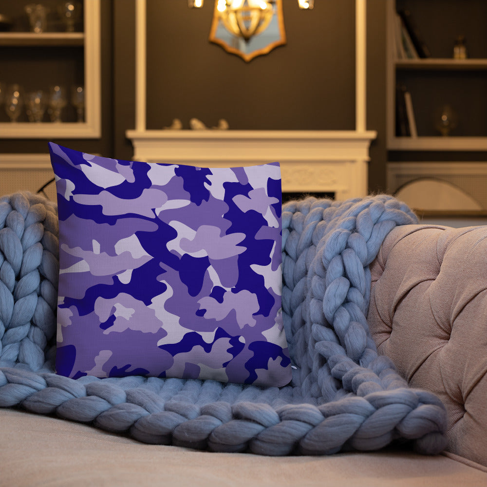 Army Enthusiast Camouflage Premium Throw Pillow