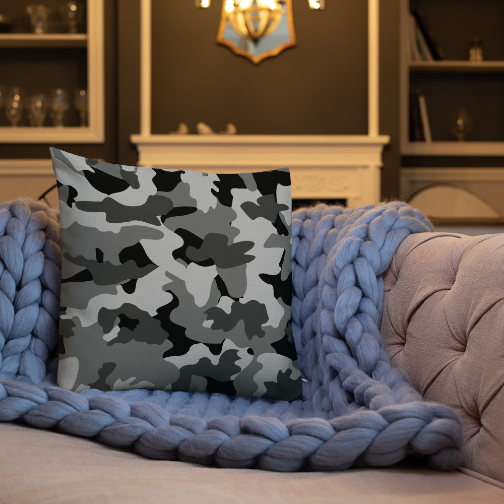 Army Enthusiast Camouflage Premium Throw Pillow