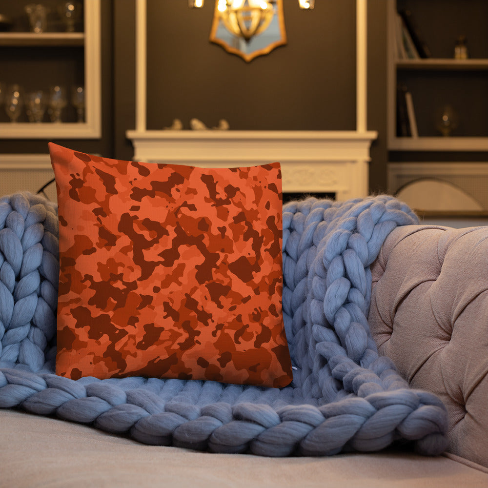 Army Enthusiast Camouflage Premium Throw Pillow