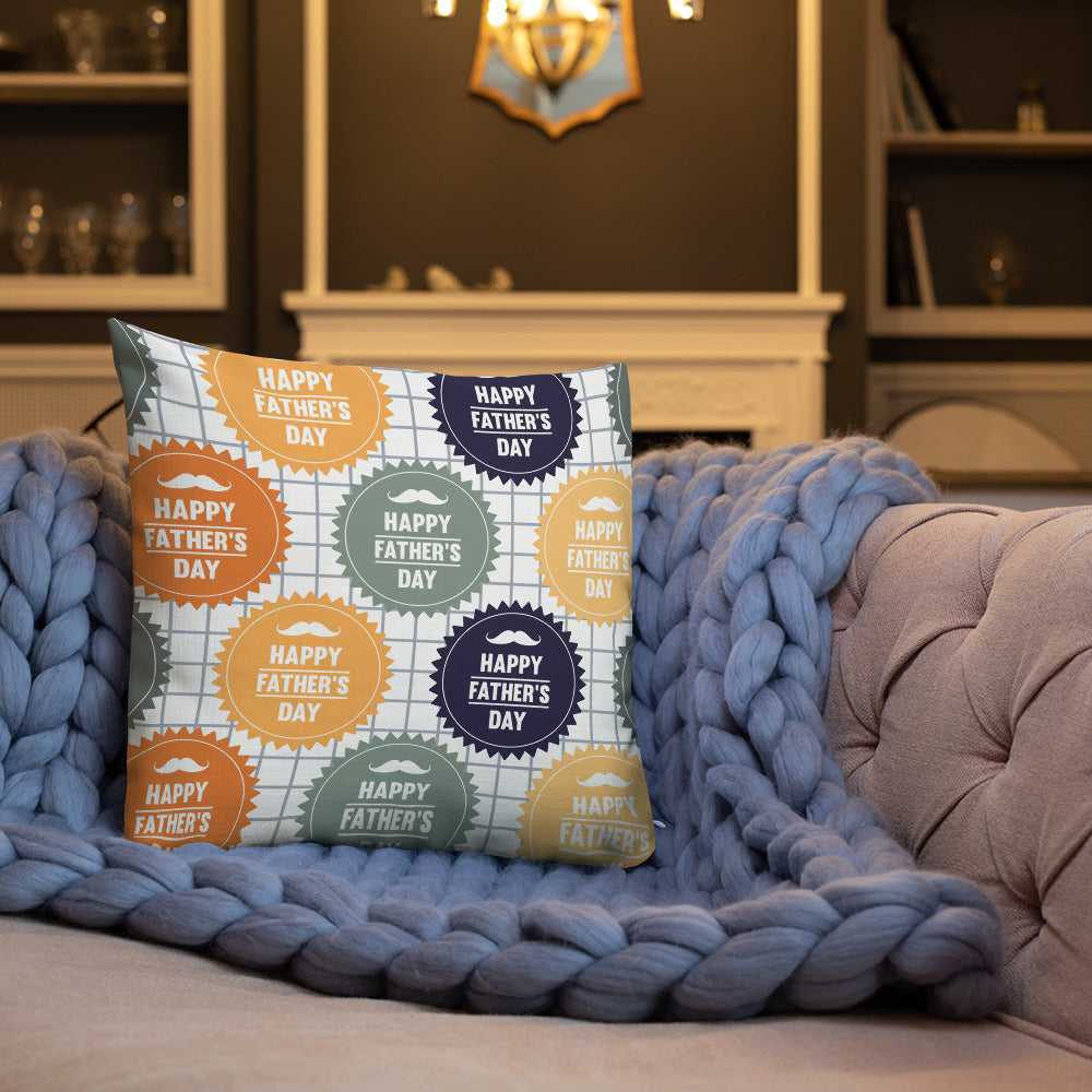 Cool Dad's Fashionably Decorative Throw Pillow