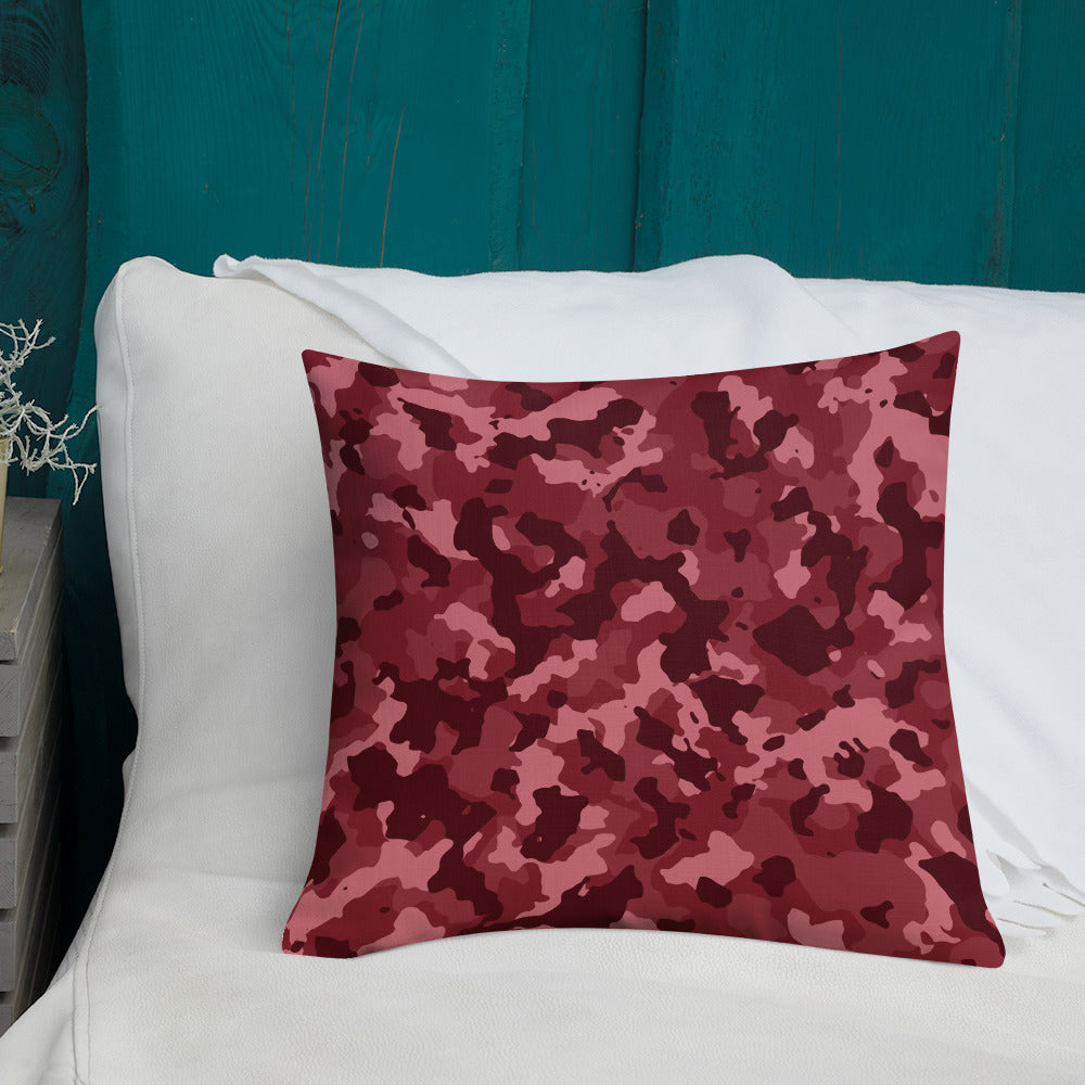 Army Enthusiast Camouflage Premium Throw Pillow