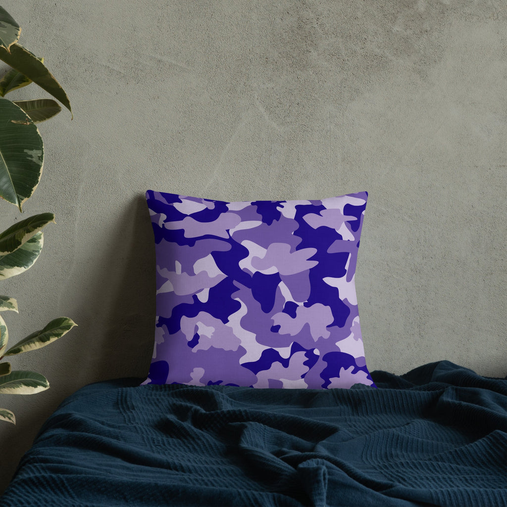 Army Enthusiast Camouflage Premium Throw Pillow
