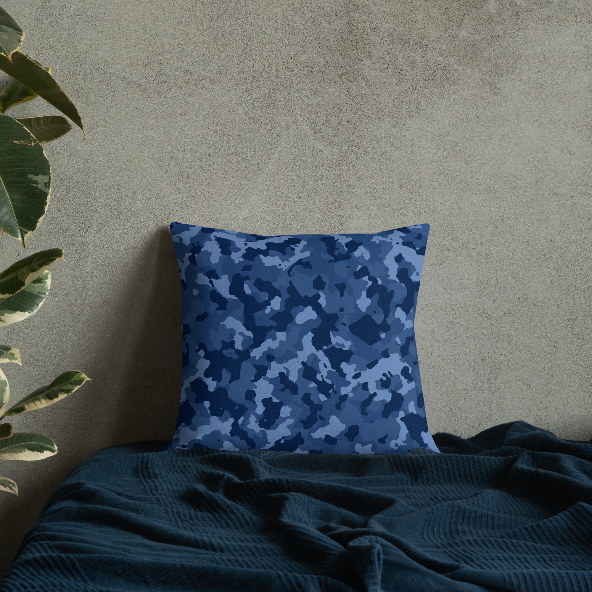 Army Enthusiast Camouflage Premium Throw Pillow