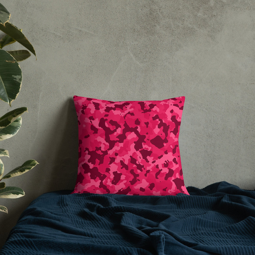 Army Enthusiast Camouflage Premium Throw Pillow