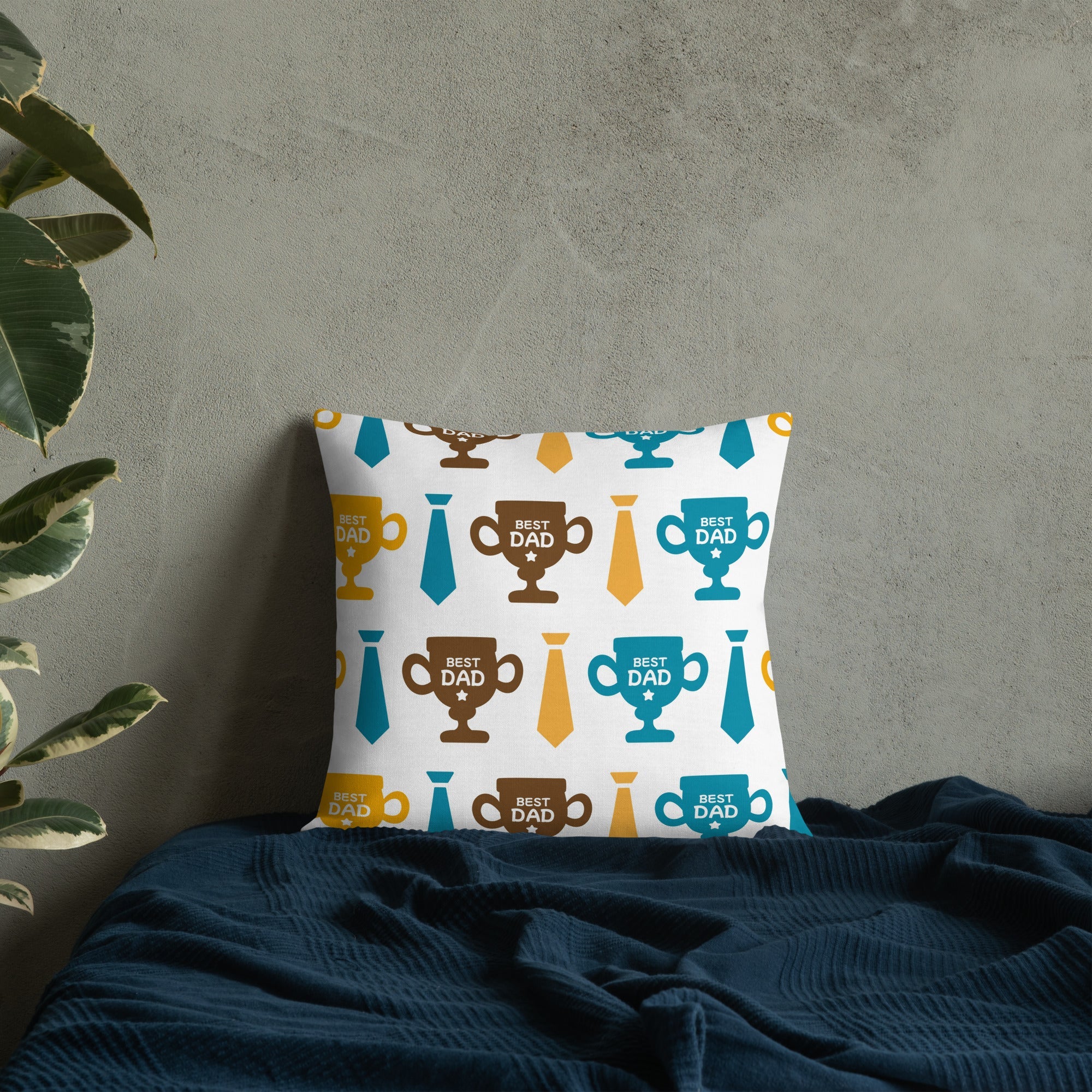 Cool Dad's Fashionably Decorative Throw Pillow