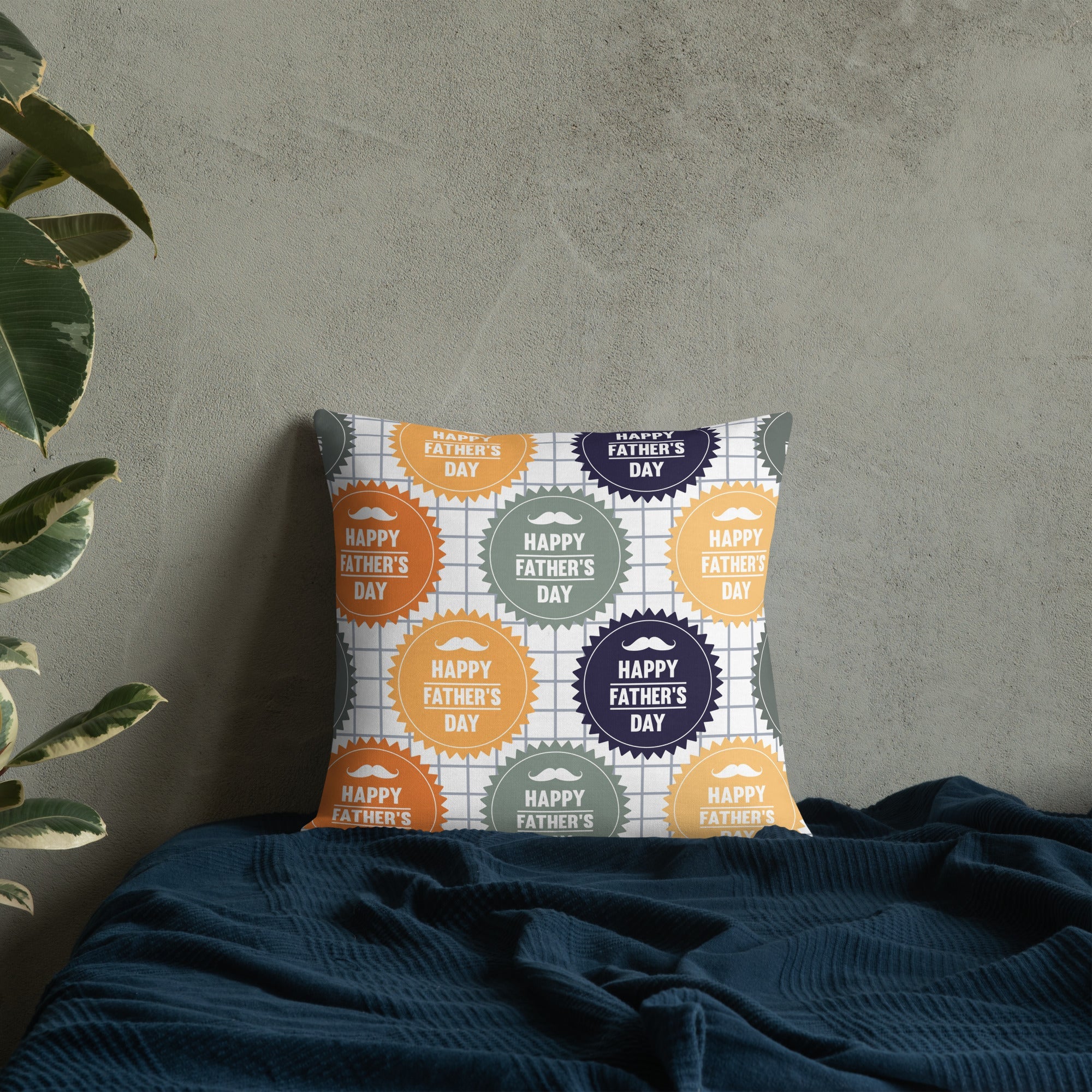Cool Dad's Fashionably Decorative Throw Pillow