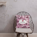 Army Enthusiast Camouflage Premium Throw Pillow