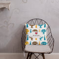 Cool Dad's Fashionably Decorative Throw Pillow