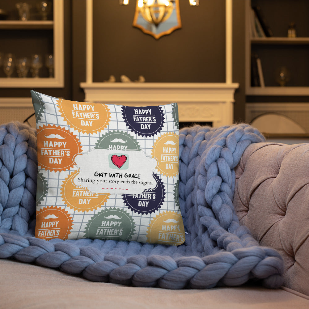 Cool Dad's Fashionably Decorative Throw Pillow