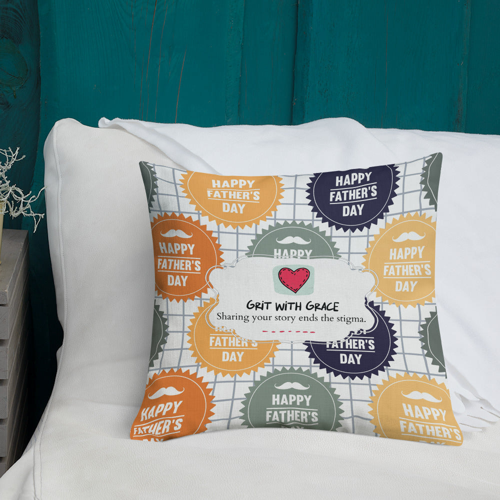 Cool Dad's Fashionably Decorative Throw Pillow