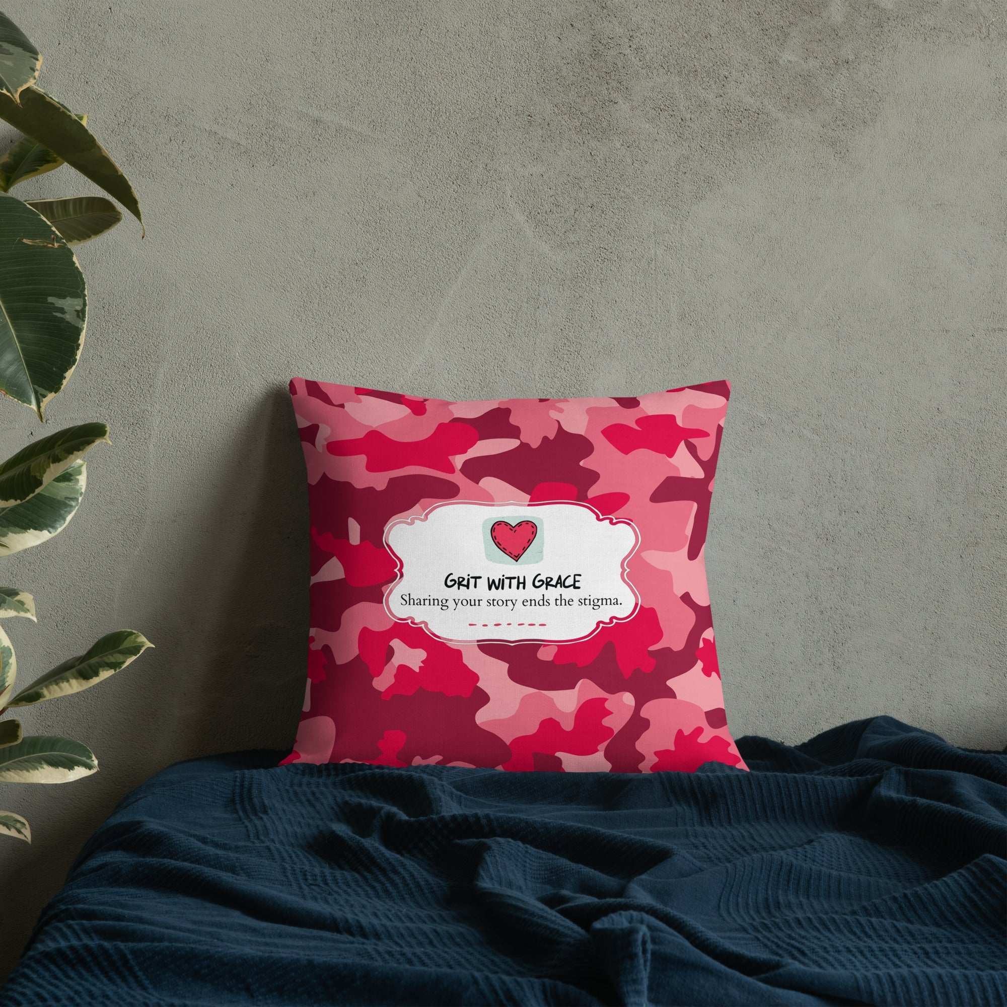 Army Enthusiast Camouflage Premium Throw Pillow