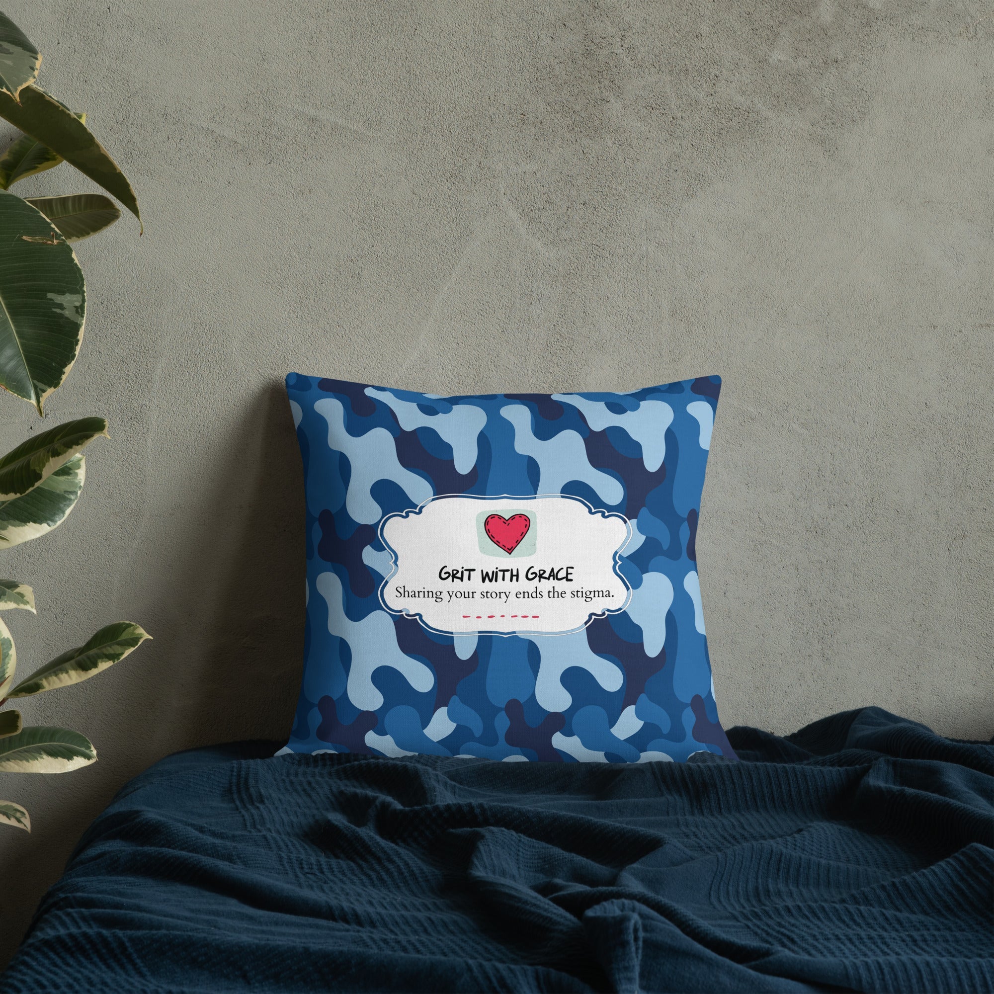 Army Enthusiast Camouflage Premium Throw Pillow