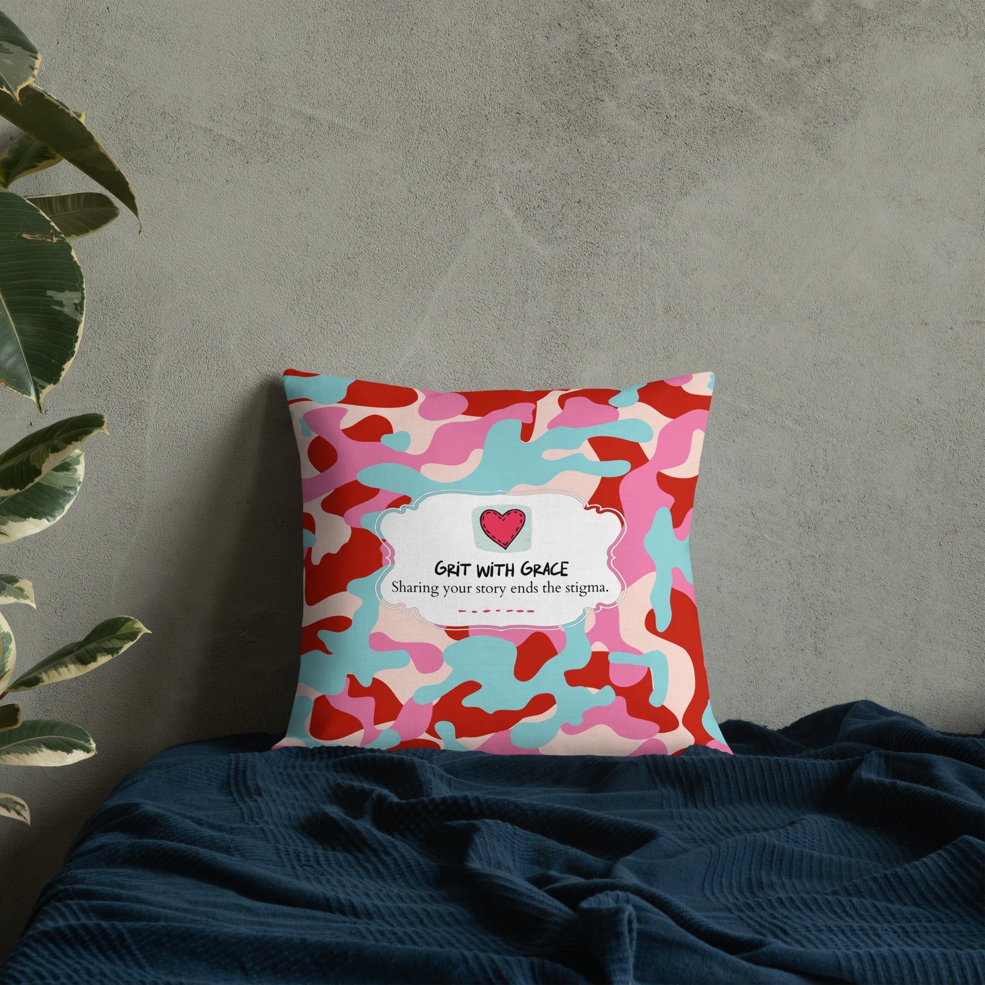 Army Enthusiast Camouflage Premium Throw Pillow