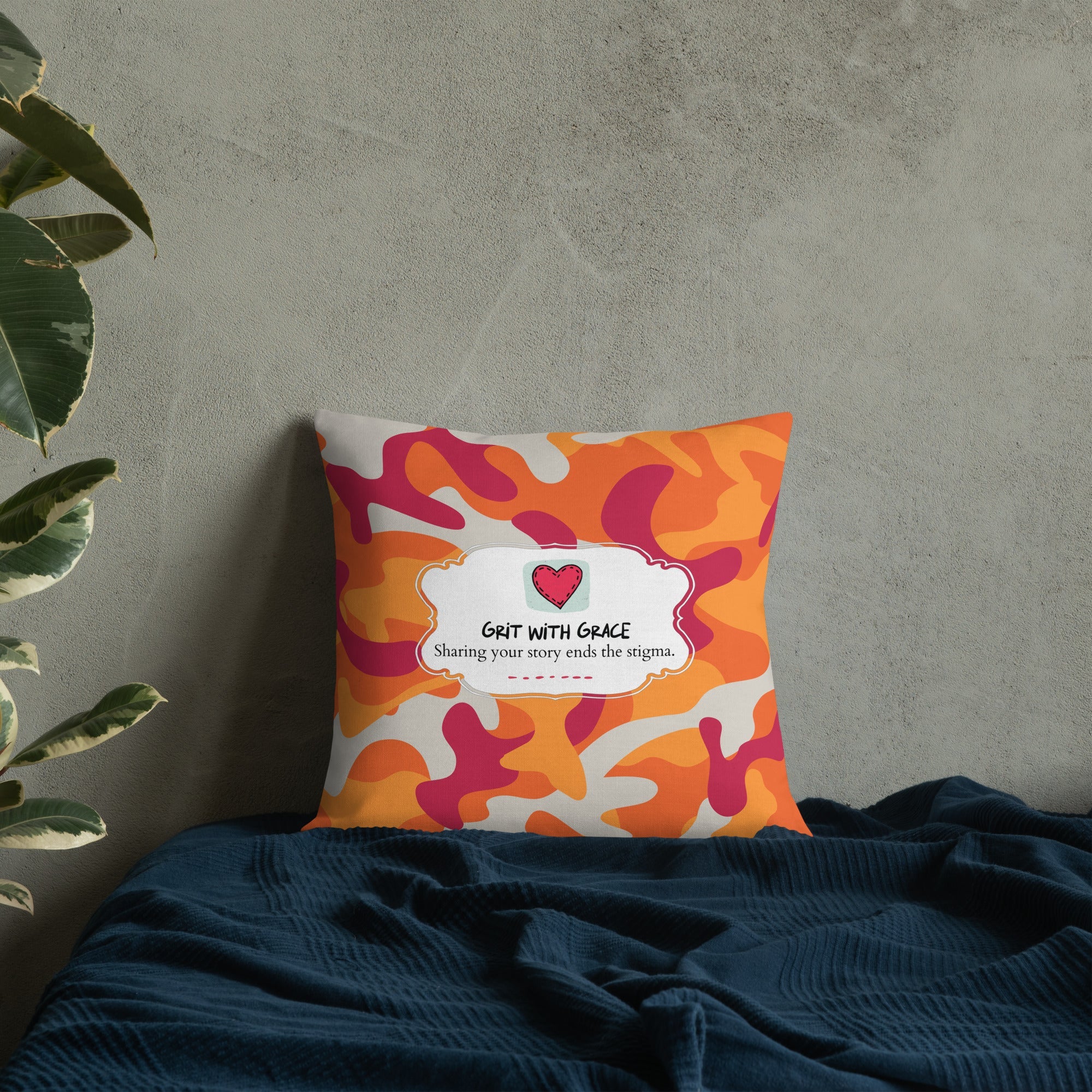 Army Enthusiast Camouflage Premium Throw Pillow