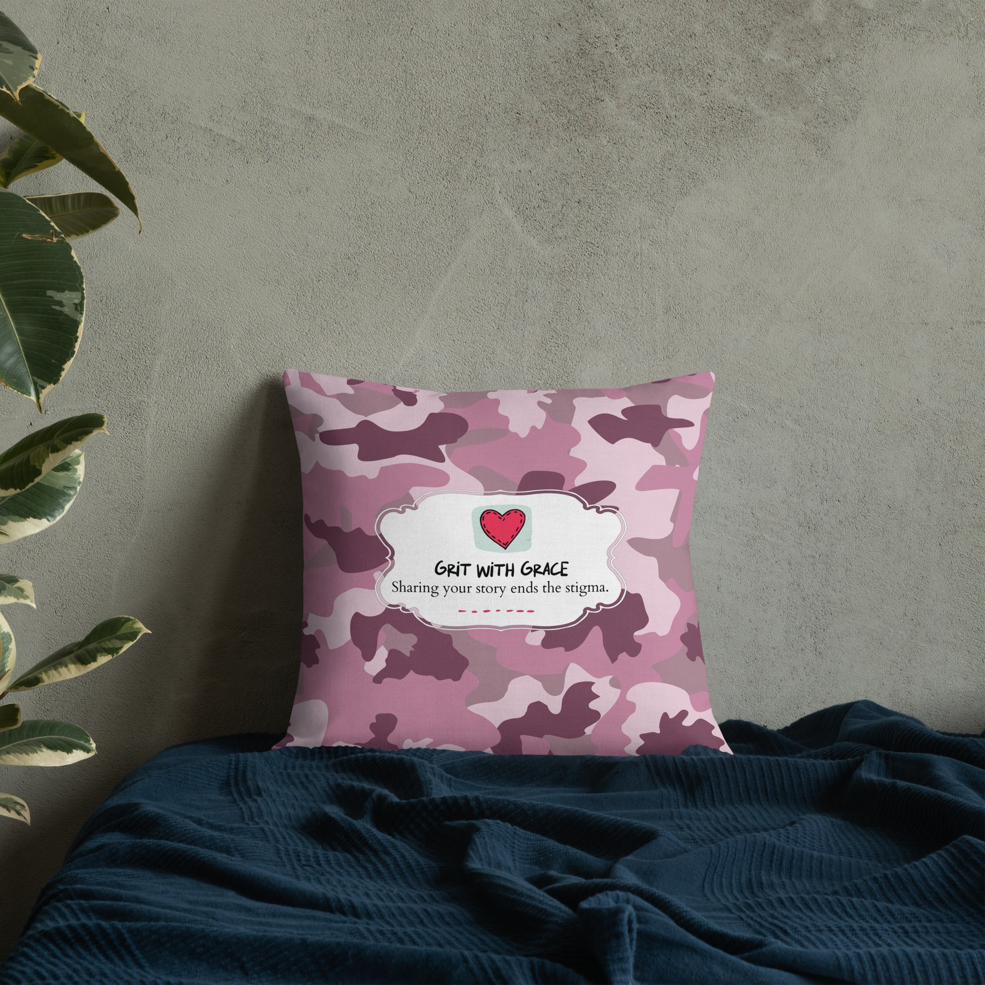 Army Enthusiast Camouflage Premium Throw Pillow