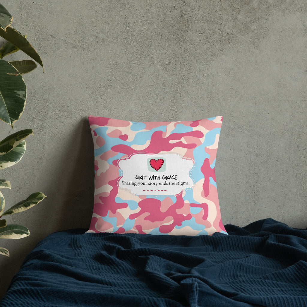 Army Enthusiast Camouflage Premium Throw Pillow
