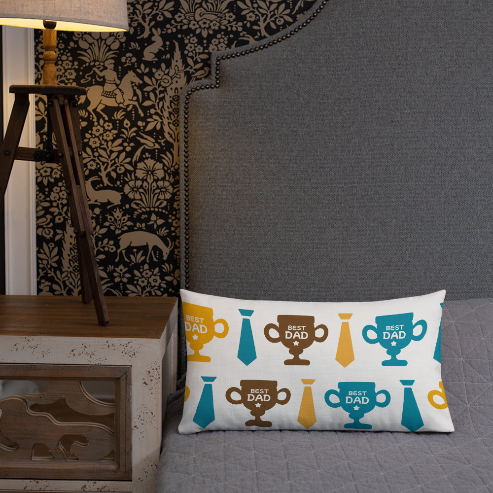Cool Dad's Fashionably Decorative Throw Pillow