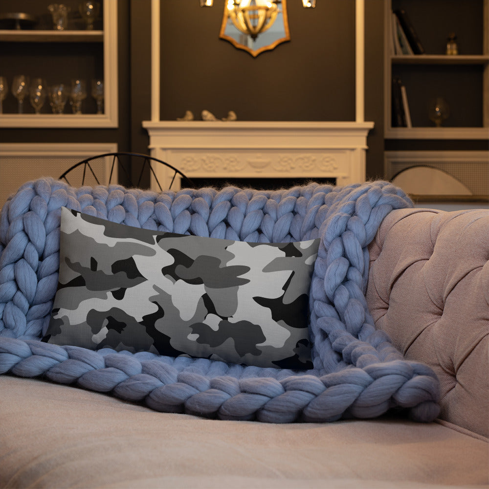 Army Enthusiast Camouflage Premium Throw Pillow