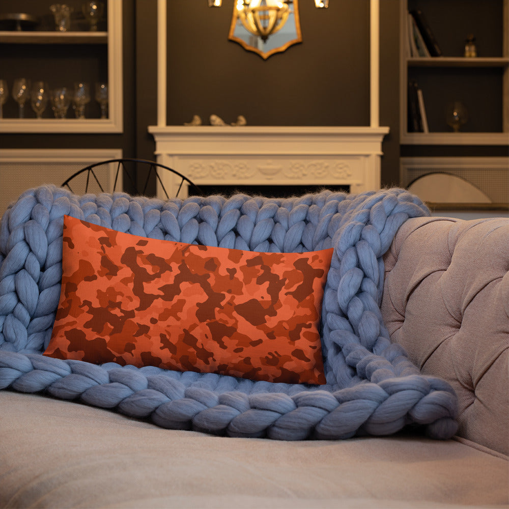 Army Enthusiast Camouflage Premium Throw Pillow