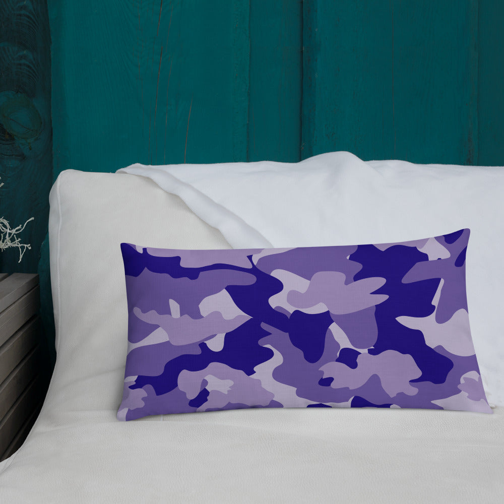 Army Enthusiast Camouflage Premium Throw Pillow