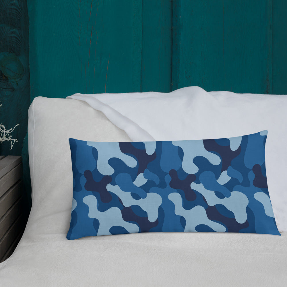 Army Enthusiast Camouflage Premium Throw Pillow