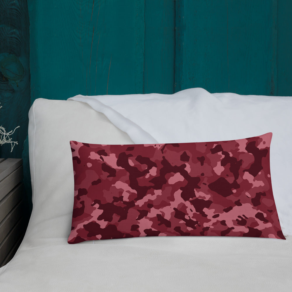 Army Enthusiast Camouflage Premium Throw Pillow