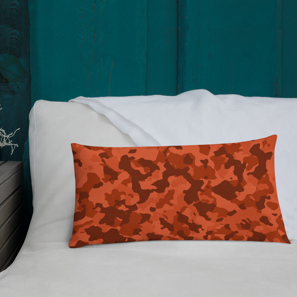 Army Enthusiast Camouflage Premium Throw Pillow