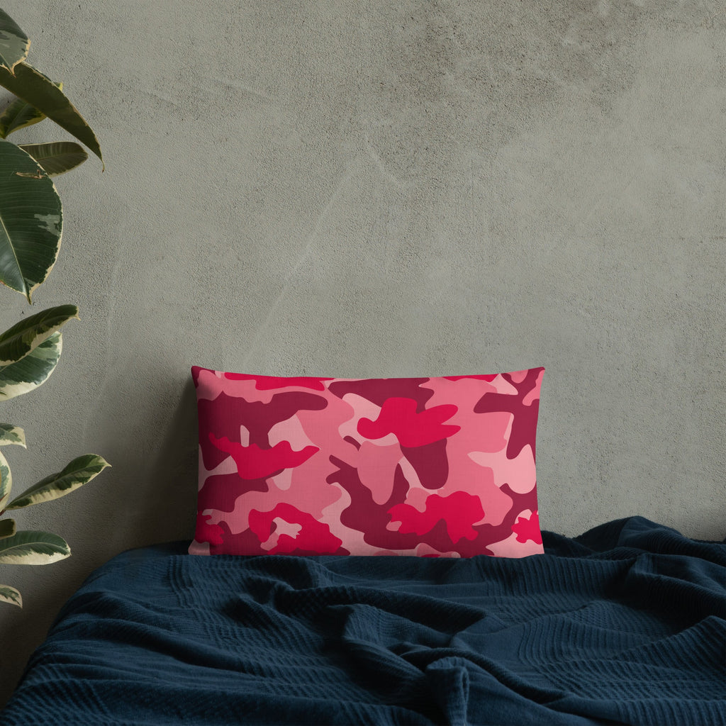 Army Enthusiast Camouflage Premium Throw Pillow